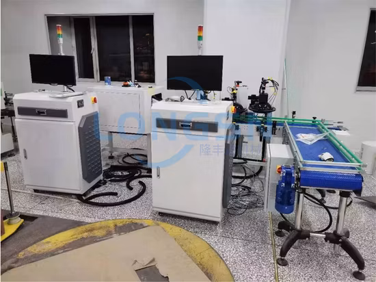 Macchina per il sistema di ispezione visiva con cappuccio in plastica ad alta velocità