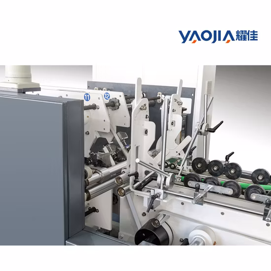 Yaojia 4 6 angoli scatola cartella incollatrice cartone pieghevole scatola di carta sacchetto cibo torta piatto pizza coperchio tazza di paglia / pieghevole incollare incollare formare macchina per fare